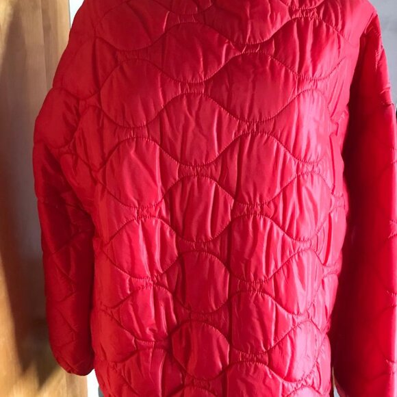 Ladies Red Zara Lightweight Spring Pullover Jacket - Picture 2 of 3